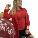 maglia in viscosa e cashmere blend